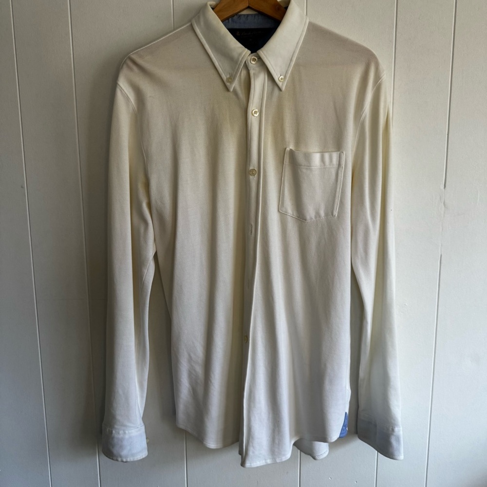 Brooks Brothers Pique Jersey Oxford Shirt